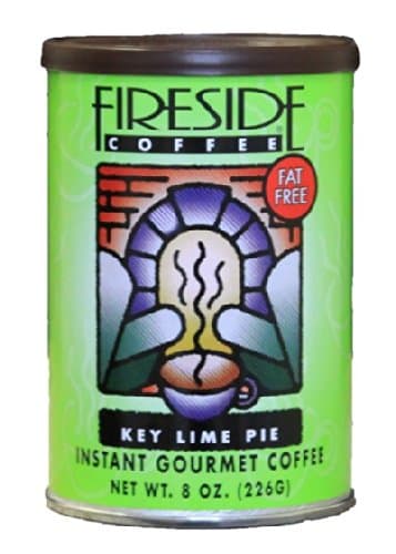 Key Lime Pie Fireside Coffee Cafe Mocha Instant Flavored Coffee 8 Ounce Canister