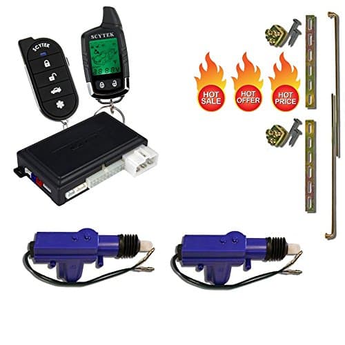 A777 Complete Security System, Keyless Entry &amp; Remote Start through Data Bus on Most New Cars (2) Heavy Duty Universal 12 Volt 360 Degree Power Motor Door Lock Actuator