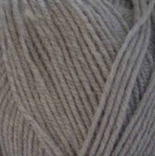 DK Double Knitting Wool/Yarn 100g 40 Colours (Silver Cloud 1000 (Grey Family)