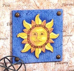 Brilliant Rays - Stone Path Studio Counted Cross Stitch Kit