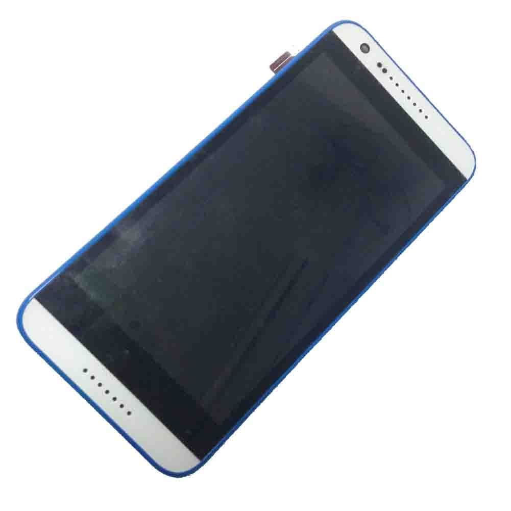 UFIXBEST Complete LCD Display Touch Screen Glass Panel Digitizer Assembly + Frame Replacement Repair Parts For HTC Desire 620 620g 820 mini Dual Sim Card Blue