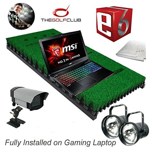 PROTEE Base Pack One Golf Simulator with TGC and E6 software packages Fully installed on gaming laptop.