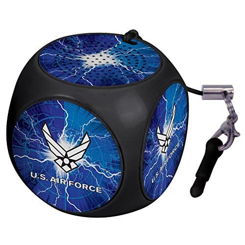 US Air Force MX-100 Cubio Mini Bluetooth Speaker - Black