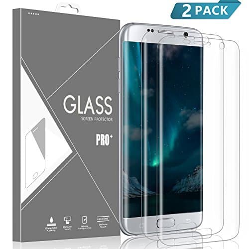 AZION Galaxy S7 Edge Screen Protector [2 Pack], Full Coverage 3D PET Soft TPU Premium Screen Film Anti- Scratch,HD Clear Anti-Bubble with Lifetime Replacement Warranty for Samsung Galaxy S7 Edge