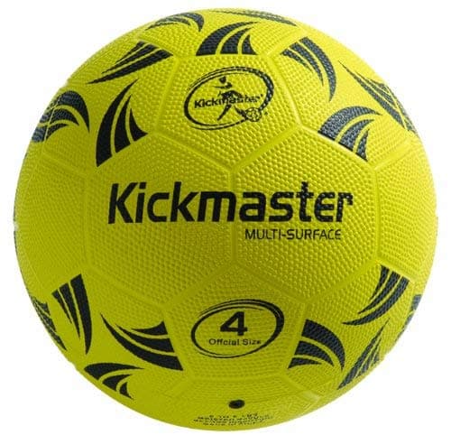 MV Toys Kickmaster Size 4 Rubber Multi Surface Outdoor Training Football
