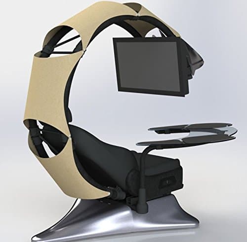 Pre-order(Order leadtime : 4 weeks after order) Drian Workstation Game Chairs IT &amp; Furniture Converged Gaming chair For office and Home and Game(Organic Beige)For Single Monitor &amp; Right door direction