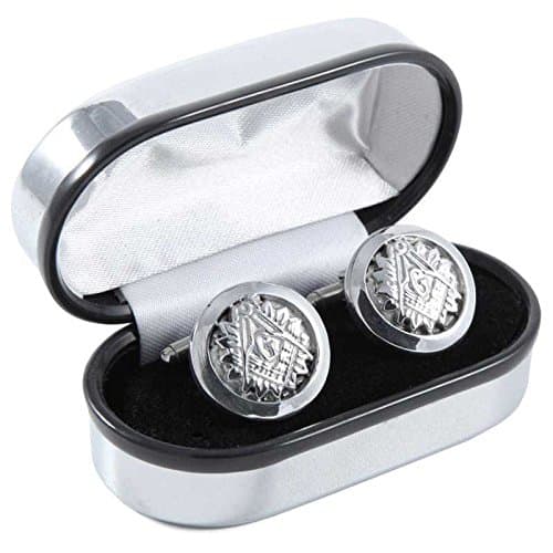 Pewtermill Scotish Chrome Masonic Cufflinks