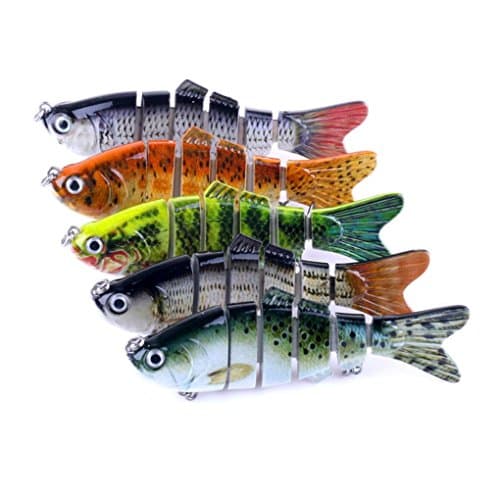 Sulear 6 Segment Koyot Swimbait Lures Crank baits Baits Hard Bait Fishing Lures