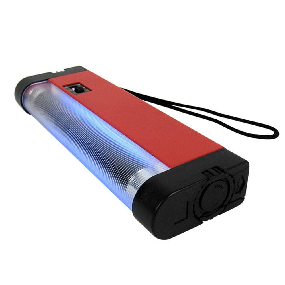 Vickyleb Ultra Violet Mini UV Ultraviolet Flashlight Blacklight Torch Light Lamp For Money Detector,For Dog/Cat Urine,Dry Stains,Skin Care Diagnosis,Matching with Pet Odor Eliminator (Red)