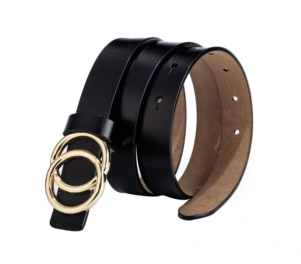 Double Ring Leather Belt