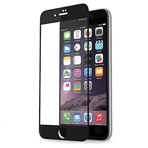 IPhone 6 Plus/Iphone 6s plus Screen Protector Lendgaga IPhone 6/6s plus 3D Curved Edge Coated Tempered Glass Full Cover For IPhone 6 plus / 6S Plus (Black)
