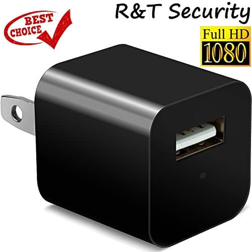 RNT Mini Spy Hidden Camera USB 1080P [2018 model] Wall Charger Spy Camera Adapter Motion Detection Office Home Security