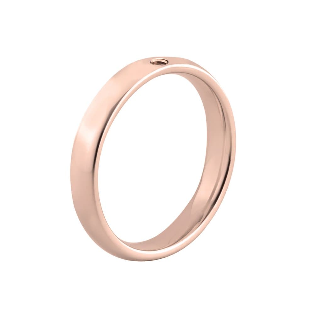 Melano Ring Size 60 Roségold Twisted