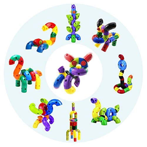 AWESOME Variation Blocks 50 pcs | Kids Safe Material! Lab Test Approved with ATC Certificate! by AWESOME CHOICE