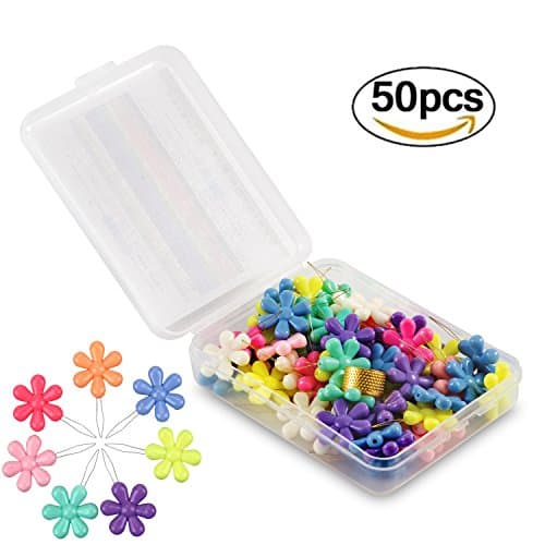 AWOPEN Sewing Needle Threader Kit - Plastic - Hand Held Threaders Tool for Embroidery Mending &amp; DIY Crafting, 50 Pieces per Set, Upgraded Style (Multicolored-50pcs)