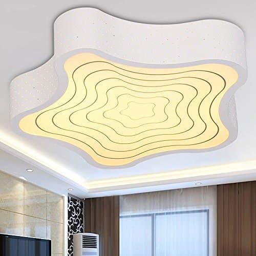 WAWZW Modern Led Ceiling Light Creative Children Room Lights Study Bedroom Lights Playground Boys Kindergarten Lights, Starfish 54CM 36W Natural Light [Energy Class A+++]