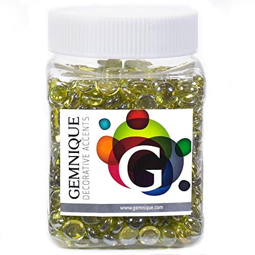 Mini Glass Gems - Yellow Luster (48 oz.)