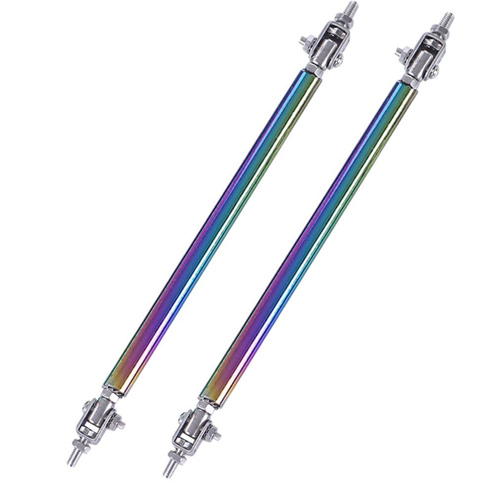 idain Adjustable Front Bumper Lip Splitter Diffuser Strut Rod Tie Bars Fit Most Vehicles 200mm