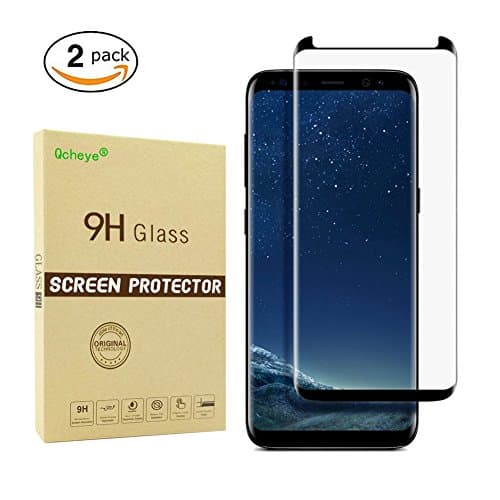 Galaxy S8 Plus Screen Protector[Case Friendly]Tempered Glass 3D Coverage[HD Clear][Anti-Scratch][Easy to Install]9H Hardness for Samsung S8+ Film (2 Pack)