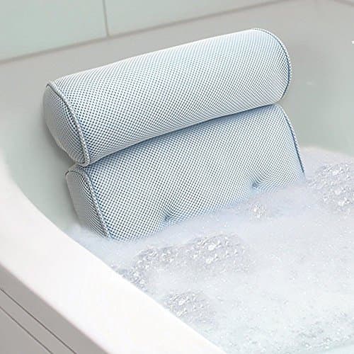 MareLight Soft Bath Spa Pillow Comfort Neck &amp; Back Open Air Fiber Pillow air and moisture flows through the OPEN-AIR FIBER Provides Healthy Relaxation in the Bathtub Odor-Free