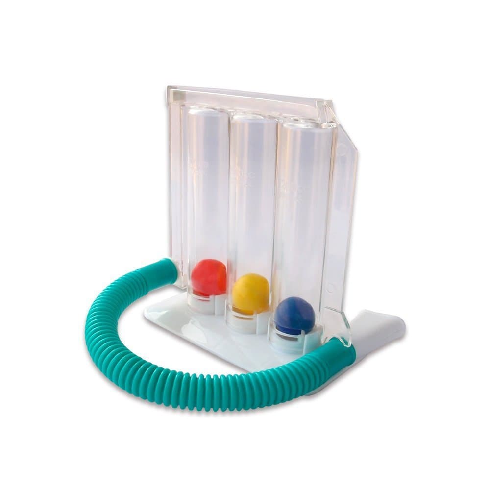 GnG Deep Breathing Lung Exerciser | 3-Chamber Incentive Spirometer