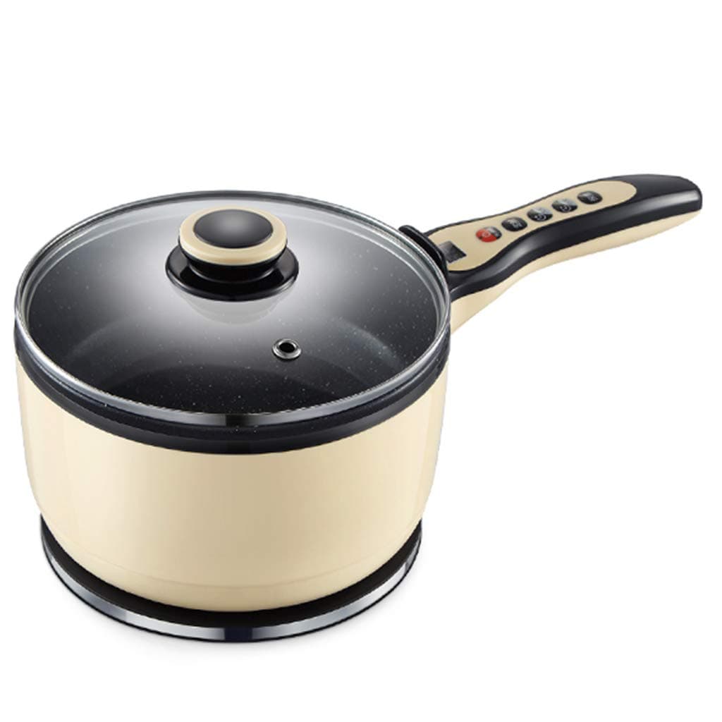 Household Mini Multi-function, Non-stick Rice Cooker Electric Wok, Dormitory Student Bedroom Cooking Noodle Artifact And Cooking (color : Without Yellow)