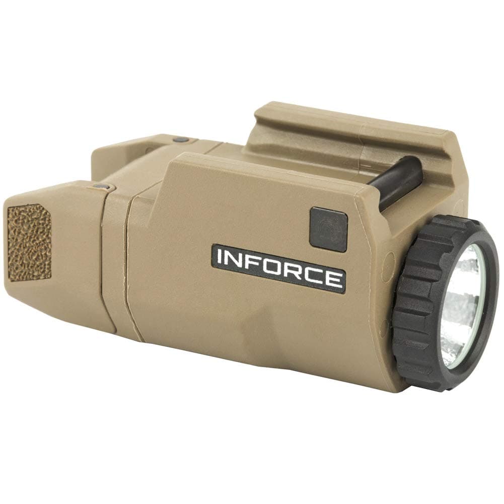 Inforce APLc Compact Mountable Flashlight for Glock, Flat Dark Earth
