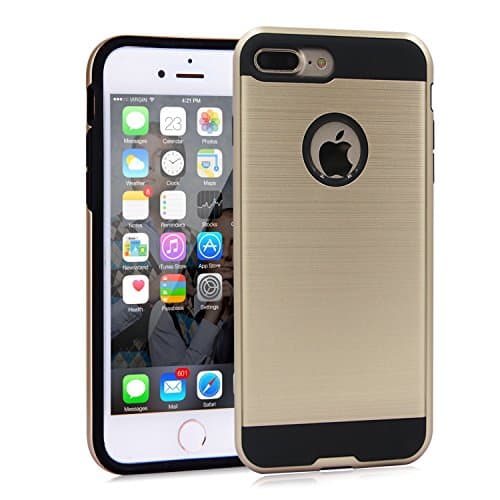 iPhone 7 plus Case, iPhone 8 plus Case, CSTG Resilient [Golden] Ultimate Protection From Drops and Impacts for Apple iPhone 7 plus/ iPhone 8 plus