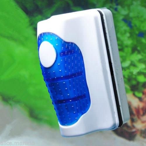 Medium Aquarium Fish Tank Floating Magnetic Glass Cleaner Algae Scraper Brush