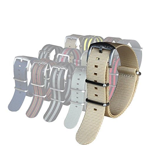 BluShark - The Original Premium Nylon Watch Strap - Multiple Sizes and Styles