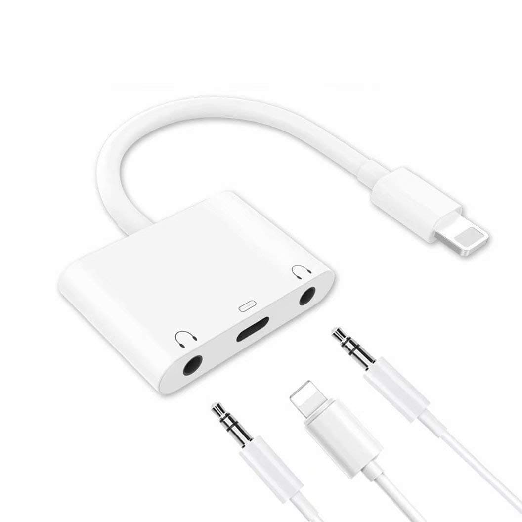 2 in 1 Connector Jack 3.5mm Adapter