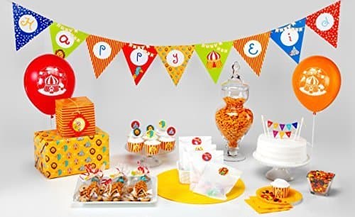 Big Top Circus Eid Bunting Flag Kit
