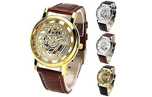 Oneloong skeleton mechanical watch winner automatic mechanical