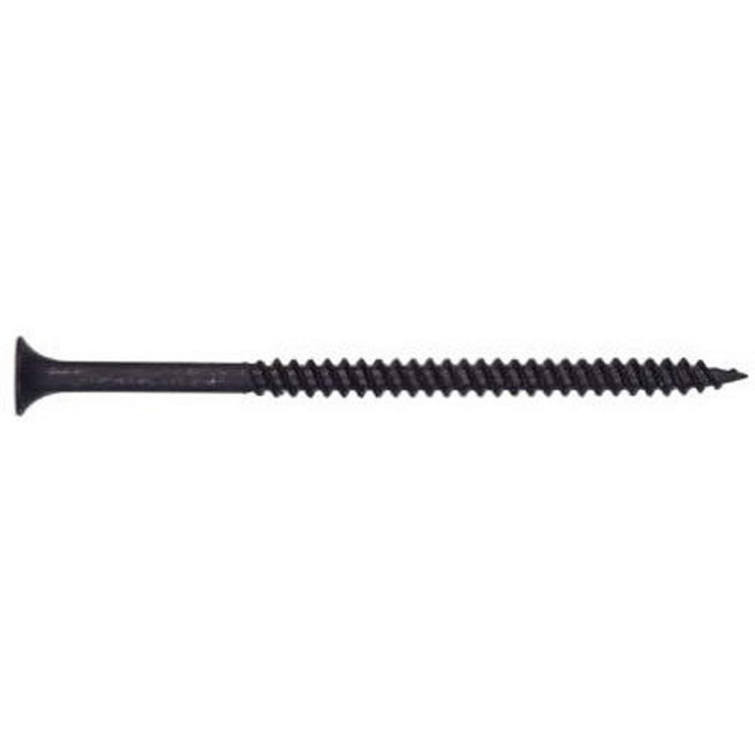 The Project Center 40908 Fine Thread 6 by 2-1/4 Drywall Screw with Phillips Drive, Black