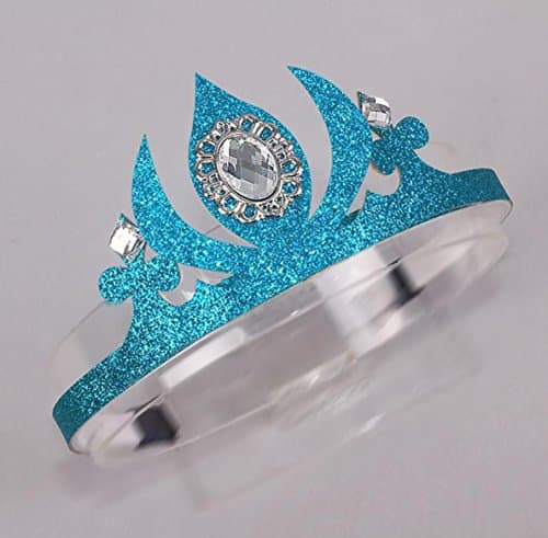 Elsa Inspired Sparkling Blue Tiara Crown