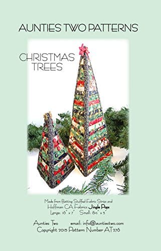 Auntie's Two Christmas Trees Dimensional Fabric Tree Pattern