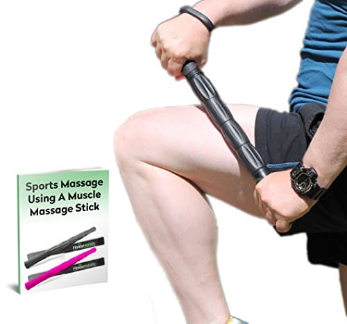 Trigger Point 18” Massage Therapy Roller for Relaxation and Stress Reduction Through Reflexology and Fitness Stretching, Includes eBook of Deep Tissue Massager Techniques