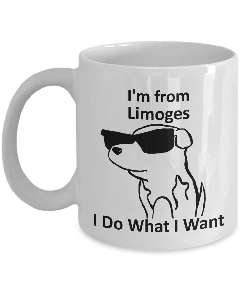 Limoges Pride Coffee Mug 11oz White Gift Cup