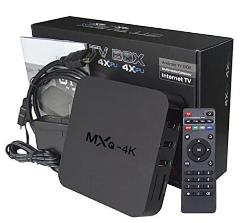 Ampire MXQ Ultra HD 4K Android 4.4.2 Quad Core Smart TV Box Mini PC Streaming Media Player Internet 1080p HD WiFi Streaming Video Player