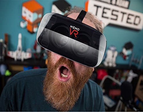 3D VR Adjustable Headset with Remote Controller 360 HD Virtual Reality Goggles Glasses for VR Games&amp; 3d Movies Eye Care System for IOS and Android Smartphones Fit for 4.5-6.3 In. Cellphone White