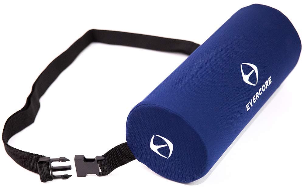 Evercore: Low Back Support - Lumbar Roll - Small or Medium - Ergonomic Design, Maintains Shape Overtime, Helps Improve Posture