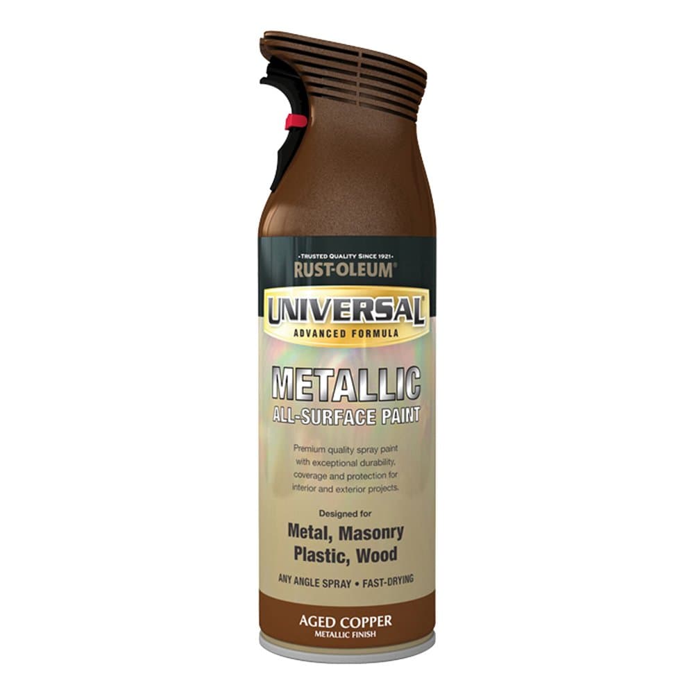 Rust-Oleum 400ml Universal Metallic Spray Paint - Aged Copper