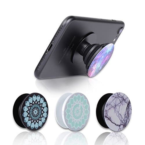 Expanding Stand and Grip, Coolrea 4 Pack Multi-purpose Phone Holder Mount Hand Grip &amp; Pop Clip for Smartphones and More