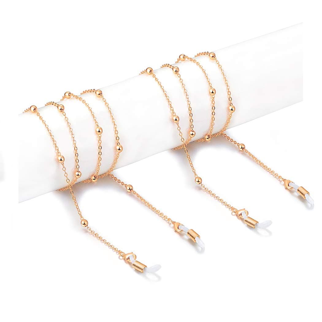 18K Gold Plated Glasses chain (Thick Plating Layer),Eyeglass Strap for Women