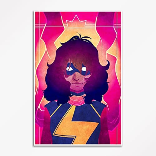 Kamala Khan - Ms Marvel - Signed Art Poster