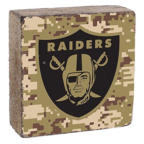 Rustic Marlin Designs NFL Camo Logo Block