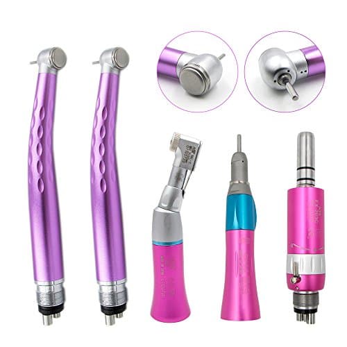 Low High Speed Hand Tool Set Push Button 4 Holes (Purple&amp;Pink)