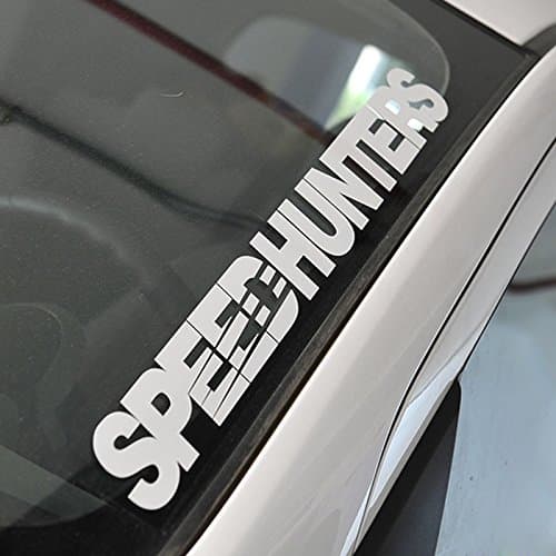 Etie Reflective Material SPEEDHUNTER Front Windshield Banner Side Decal Vinyl Car Stickers Auto Exterior Decoration Accessories