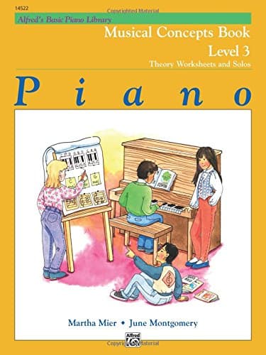 Alfred's Basic Piano Library Musical Concepts, Bk 3: Theory Worksheets and Solos (Alfred's Basic Piano Library, Bk 3)