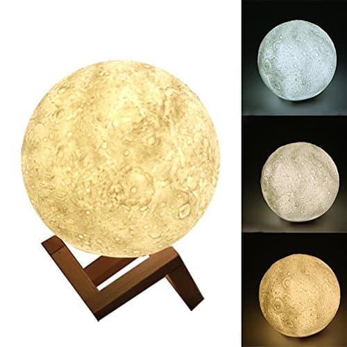 KAIL dll-04 3D Moon Light Lamp Real Moon Shadow USB Charging Better Quality Than 3D Printing